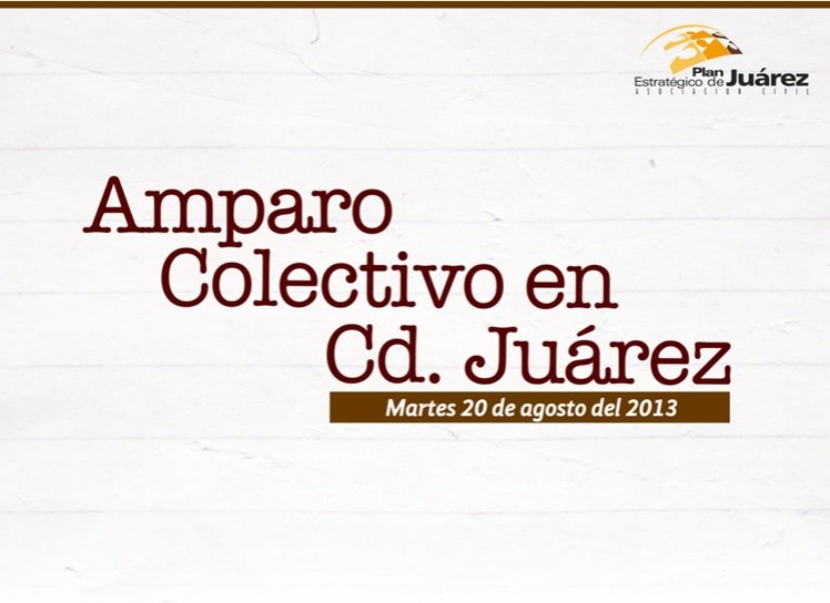Presentación Rueda de Prensa Amparo Colectivo