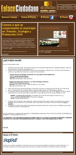 Propuestas para Orden y Protección Ciudadana PMD 2010-2013