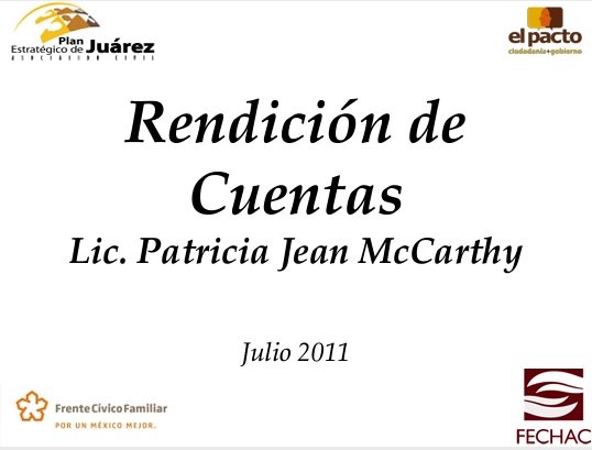 Rendición de Cuentas