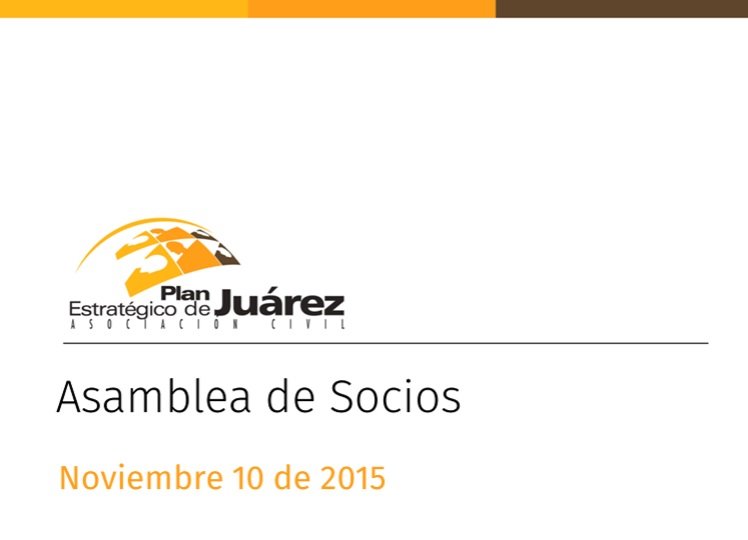 Informe Asamblea Noviembre 2015