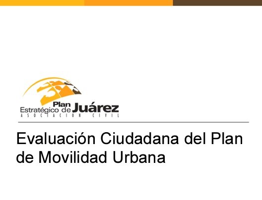Rueda de Prensa: Evaluación Ciudadana del Plan de Movilidad Urbana