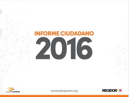Rueda de Prensa: Informe Ciudadano 2016