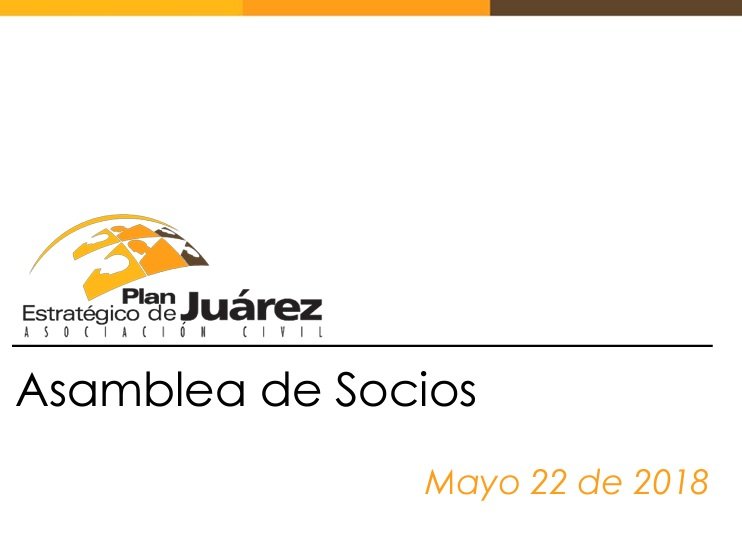 Informe Asamblea Mayo 2018