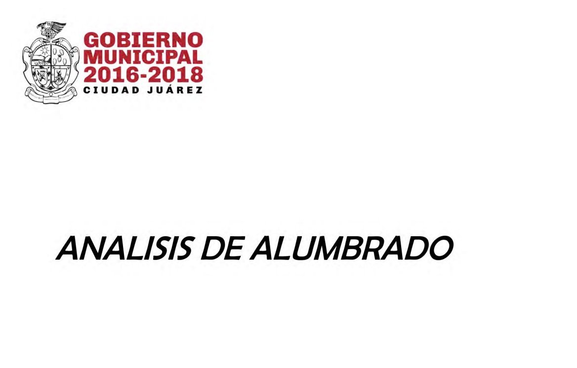 Análisis de alumbrado (2017)
